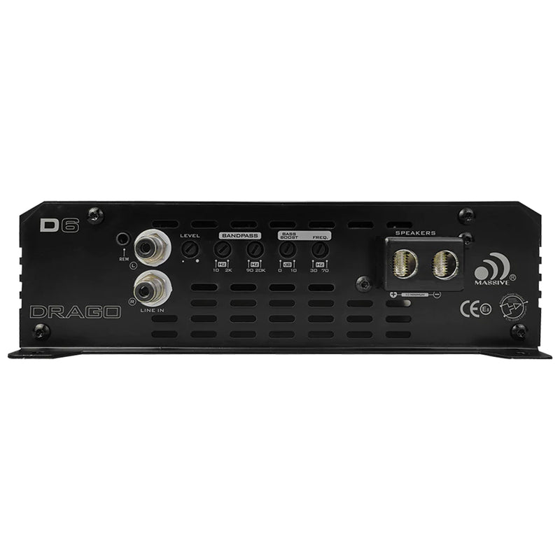 Massive Car Audio Monoblock 1 Channel Full Range Amplifier Class D 3000 Watt D6