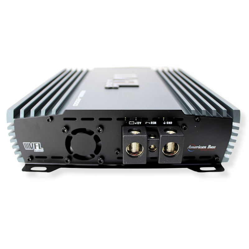 American Bass 5000 Watts 1-Ohm Monoblock Class D Digital Amplifier REBEL-5000.1