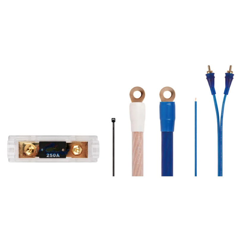 Audiopipe 0 Gauge Oxygen Free Copper Amplifier Wiring Kit 3000W PKV-3000PS