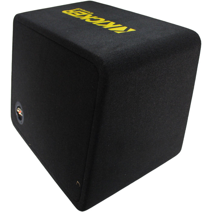 Kicker CompC Single 12" 300W RMS 2-Ohm Loaded Subwoofer Enclosure / 50VCWC122