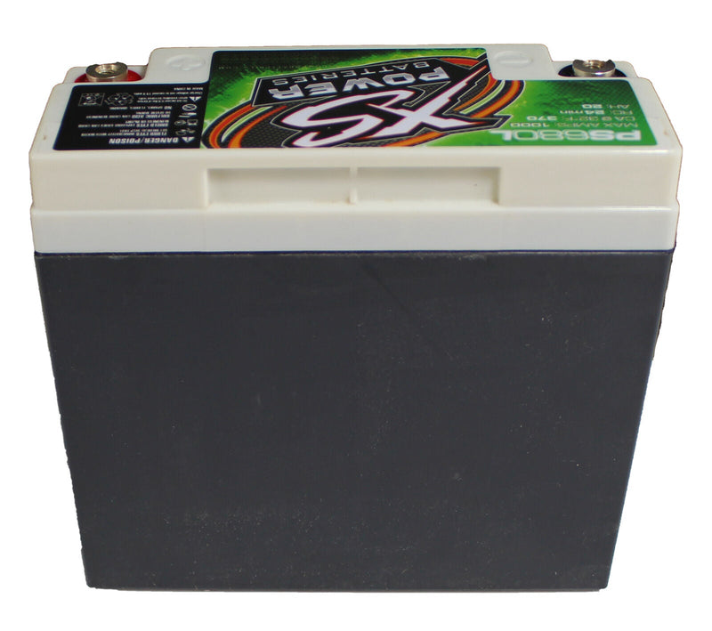 XS Power PS680L 1000 Amp 12V Power Cell 1000W AGM 20 AH + Protective Metal Case
