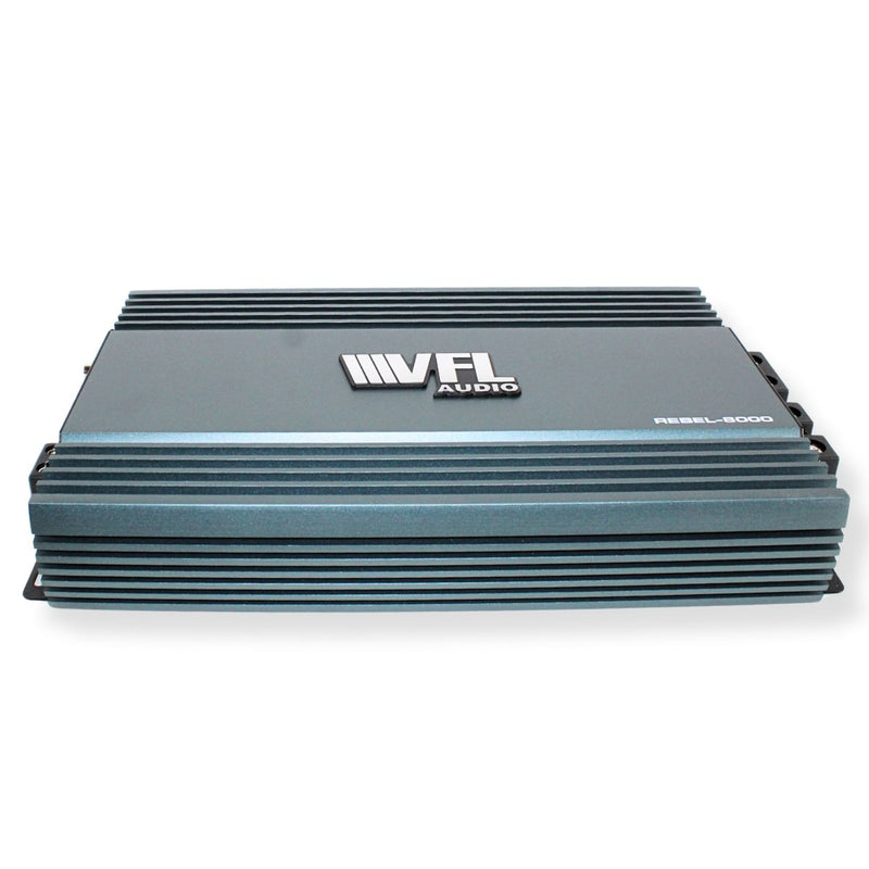 American Bass 8000 Watts 1-Ohm Monoblock Class D Digital Amplifier REBEL-8000.1