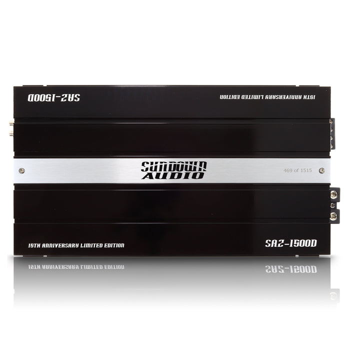 Sundown Monoblock Amplifier 1500W Peak Class D Linkable & Bass Knob OPEN BOX