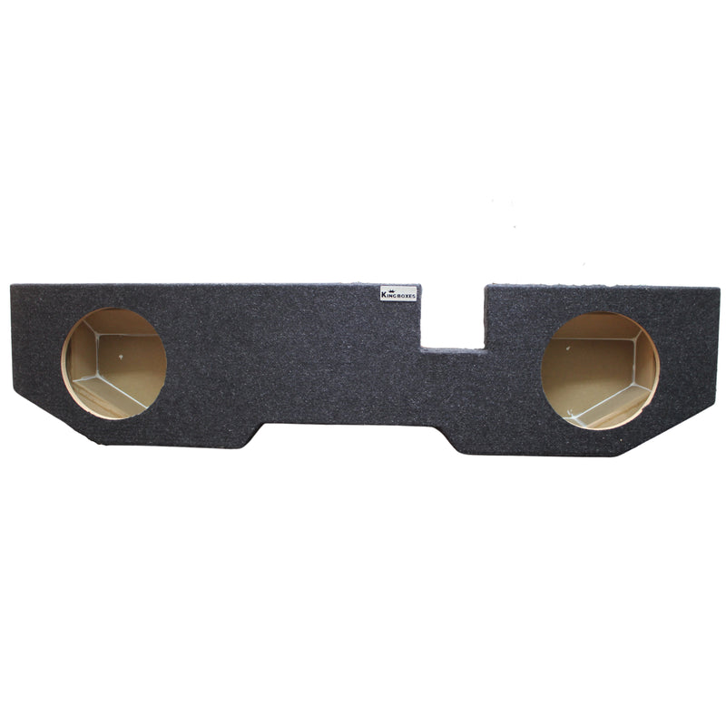 King Boxes 10" Dual Upfire Sealed Speaker Box for '02-'18 Ram Quad Cab ADG2-10