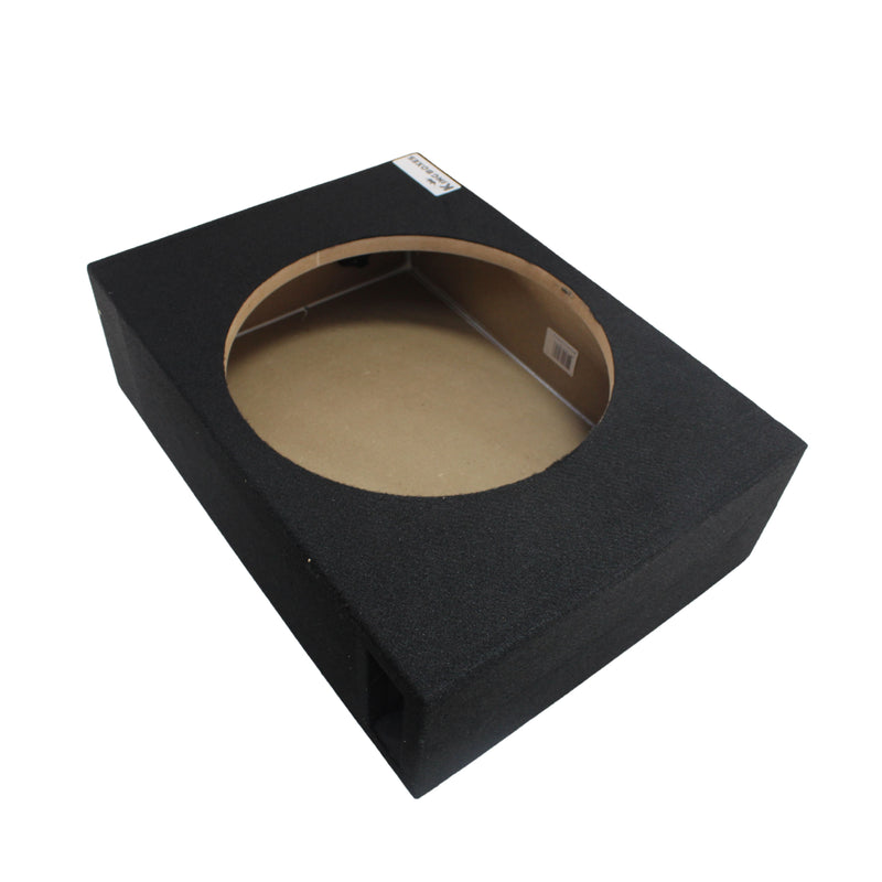 King Boxes Single 12" Shallow Vented Carpeted Speaker Box KG-ASHALLOWV12