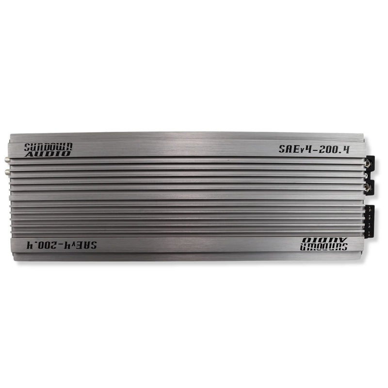 Sundown Audio 1.2k Watt RMS 2-Ohm 4-Channel Class-A/B Amplifier SAE-200.4-V4