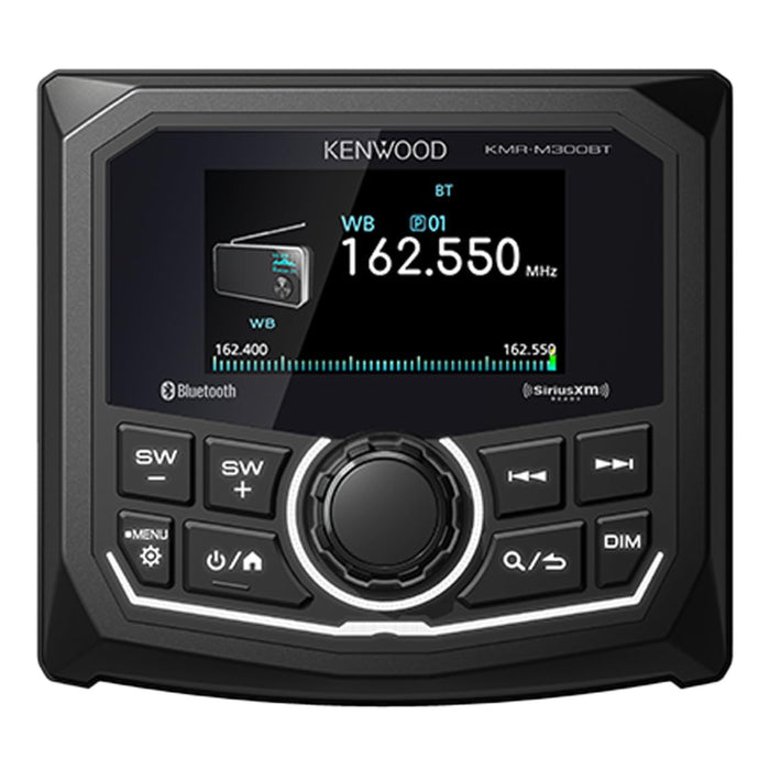 Kenwood 2.7" BT MP3 USB AM/FM Marine IPX6 Digital Media Receiver KMR-M300BT