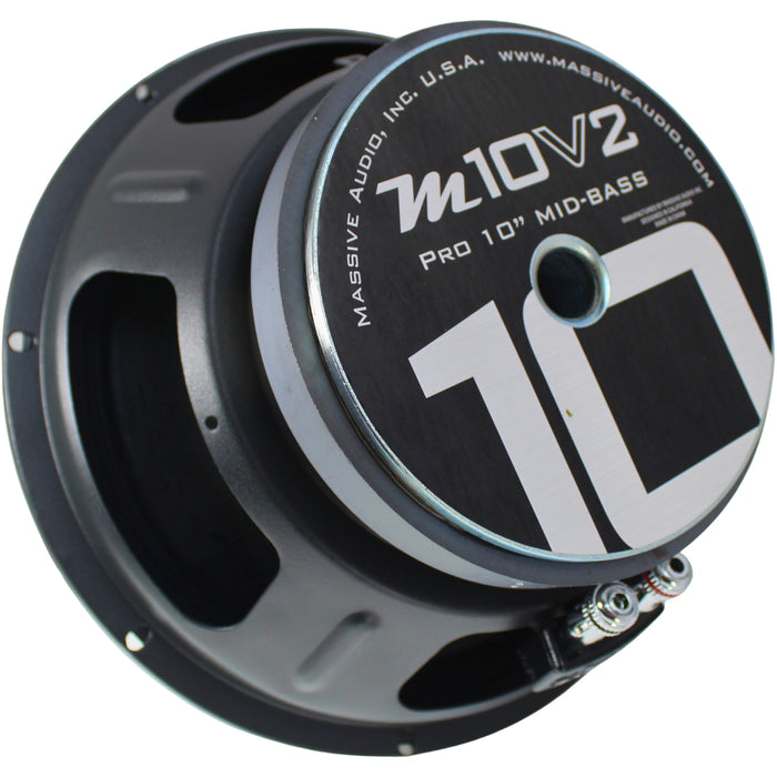 10" 150W RMS 8-Ohm Mid-Range Speaker Massive Audio M Series v2 / M10-v2