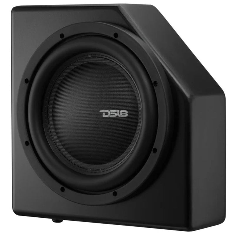 10" 600W RMS Under-Seat Sub Enclosure Can-Am Maverick X3 4-Door Rear Passenger