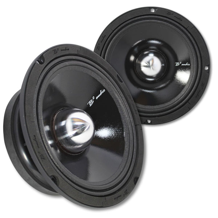 B2 Audio Pair of Rage 8" 4-Ohm 300 Watt RMS Mid-Range Speakers RAGE8P