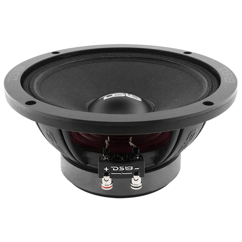 DS18 Pro Car Audio 8" Motorcycle Mid-Range Speaker 700W 8 Ohm Black PRO-ZXi8M