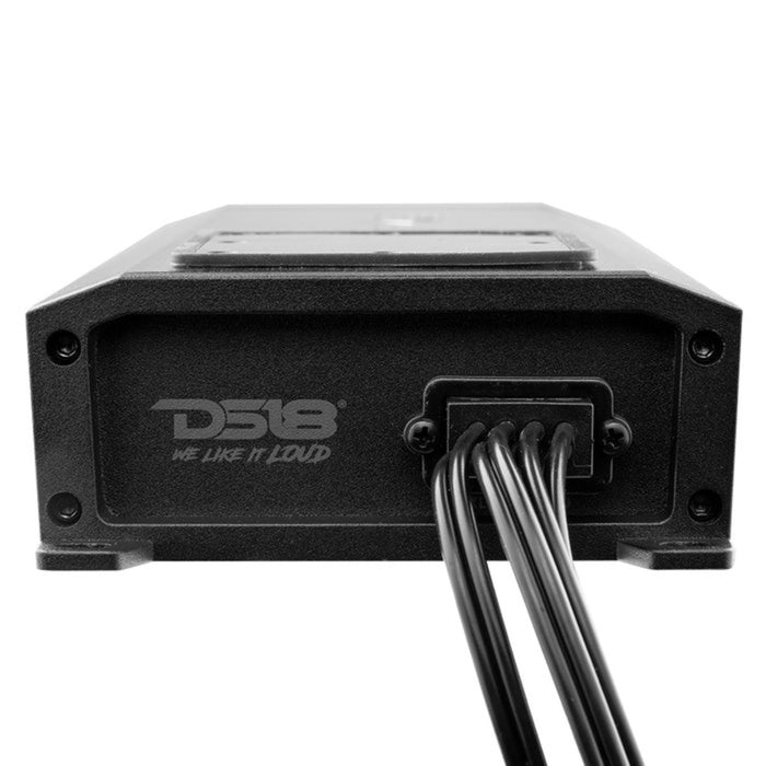 DS18 8 Channel Full Range Class D 220W x 8CH 2 Ohm Marine Amplifier NXL-X12008D