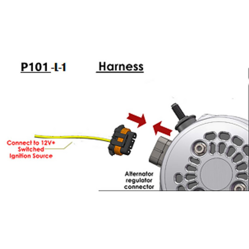 Mechman GM Alternator Voltage Boost Harness .5V Increase for Lithium Batteries