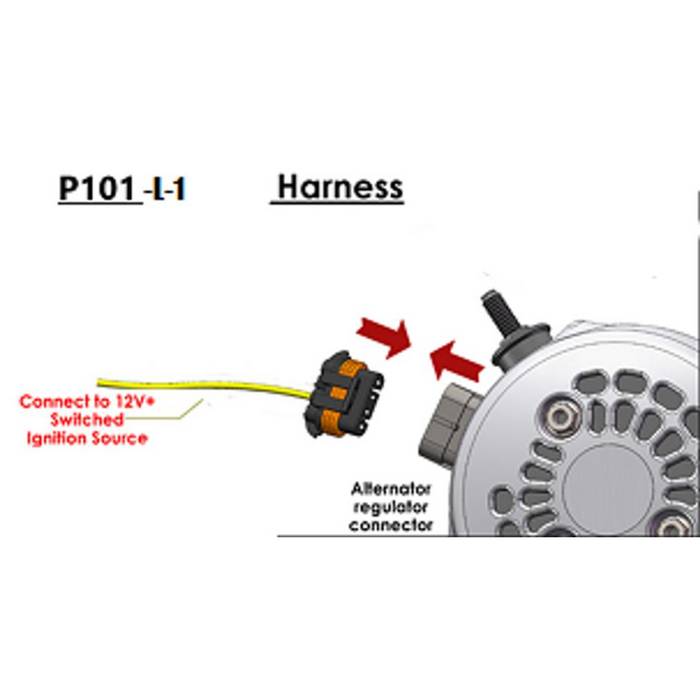 Mechman GM Alternator Voltage Boost Harness .5V Increase for Lithium Batteries