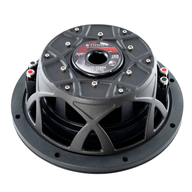 10" DUAL 4 OHM 400W RMS UV Coated Shallow Subwoofer XTR Series
