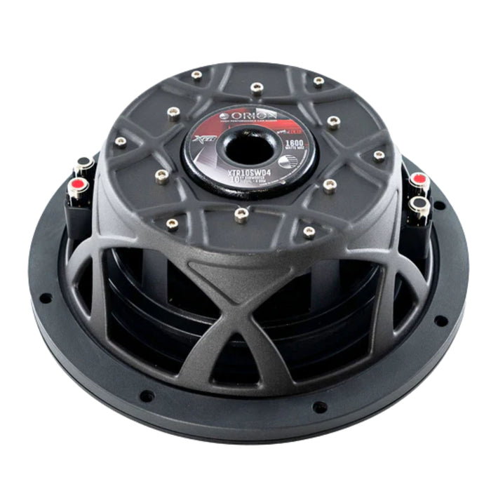 10" DUAL 4 OHM 400W RMS UV Coated Shallow Subwoofer XTR Series