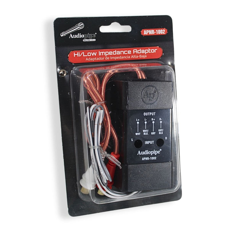 Audiopipe Hi/Low RCA Converter with Noise Isolation APNR-1002