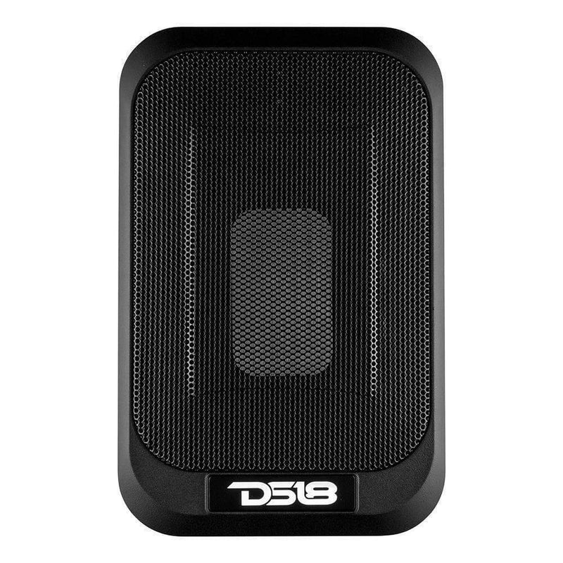DS18 SQBASSX2 7x9" 230W RMS Powered Under-Seat Subwoofer with 4x6" Radiator