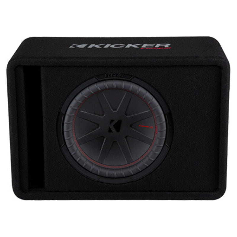 Kicker CompR Series 12" 1000W RMS 2-Ohm Ported Subwoofer Enclosure - 48VCWR122