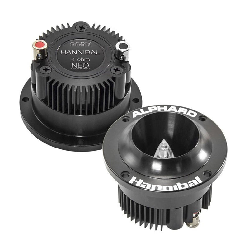Pair of Deaf Bonce 6.5 Mid-Range Speakers 520W 4 Ohm w/ 1" Neo Tweeters 160W