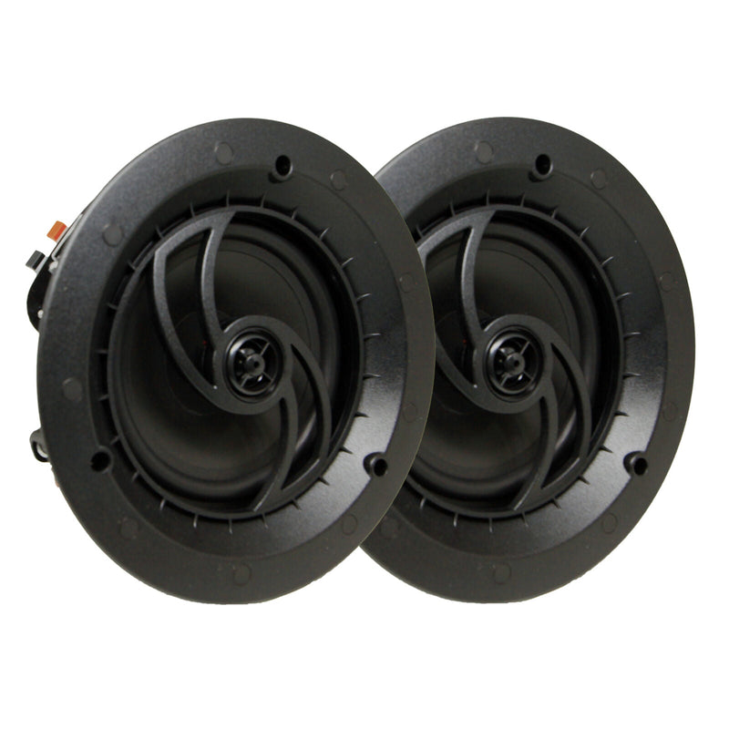 Heritage Acoustics 80 Watt 6.5" In-Ceiling/In-Wall Full Range Speakers Pair
