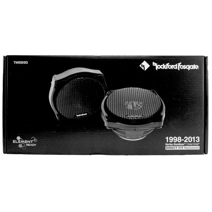 Rockford Fosgate Harley Davidson 6.5" Full-Range Speakers 150 Watts 4 Ohm TMS6SG