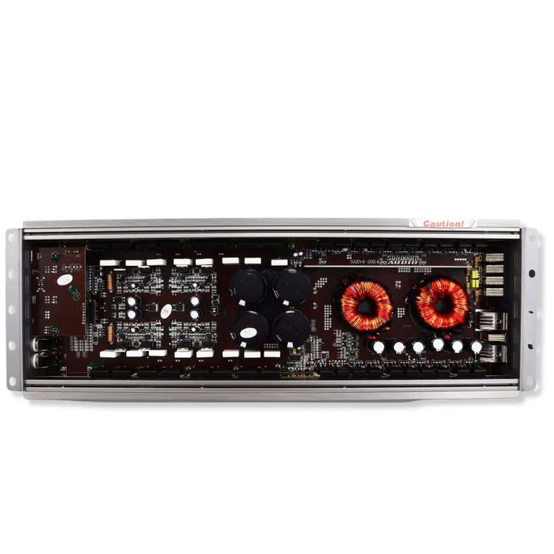 Sundown Audio 1.2k Watt RMS 2-Ohm 4-Channel Class-A/B Amplifier SAE-200.4-V4