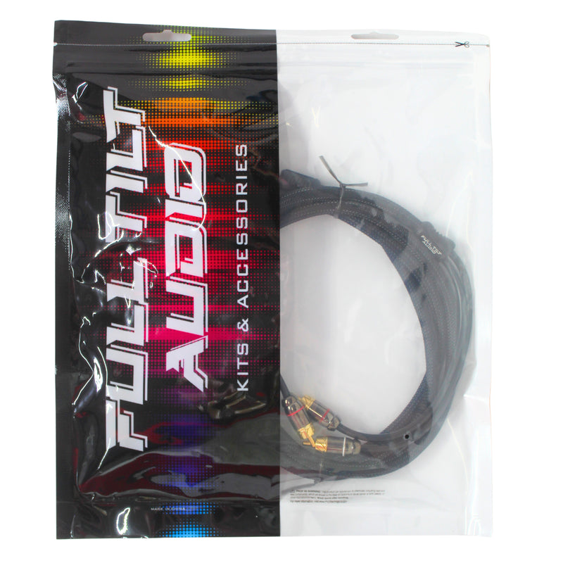 Full Tilt Audio HQ Series 6FT RCA Gold Plated Tip 2 Channel Cable FT-RCA6.0-HQ