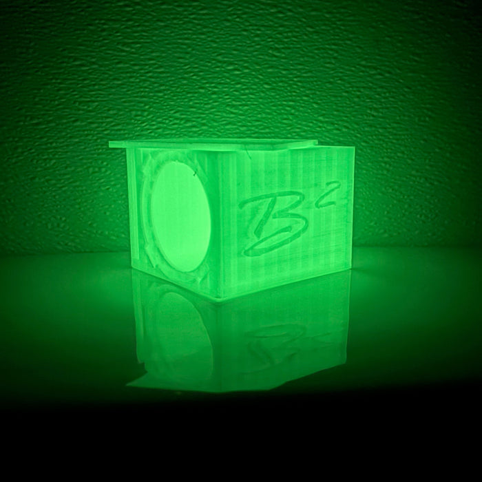 Single Ported Glow in the Dark 3D-Printed Subwoofer Box for B2 Audio Rampage RC2