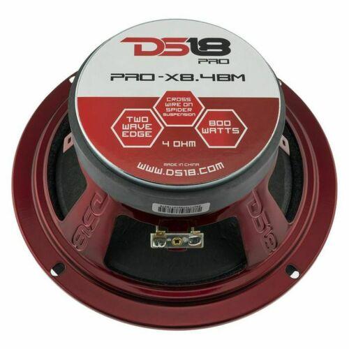 DS18 Silver 3000W 4 Channel Amp 4x 3200W PRO-X8.4BM 2x 480W TWX1 Super Tweeters