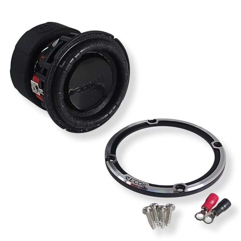 RECOIL SW2.5 2.5" Mini Woofer 4 Ohm Loudspeaker 20W RMS Aluminum Basket