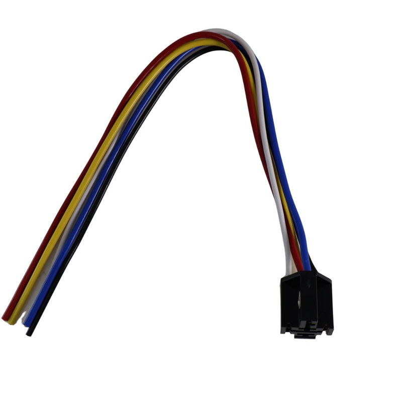 Audiopipe IS-1005SK 12V 30/40A 5-Pin SPDT Relay Harness Socket Set, 1, 2 or 4 Pack