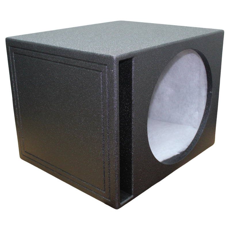 Pipemans Installation Single 15" Vented and Coated Subwoofer Box 1" Baffle