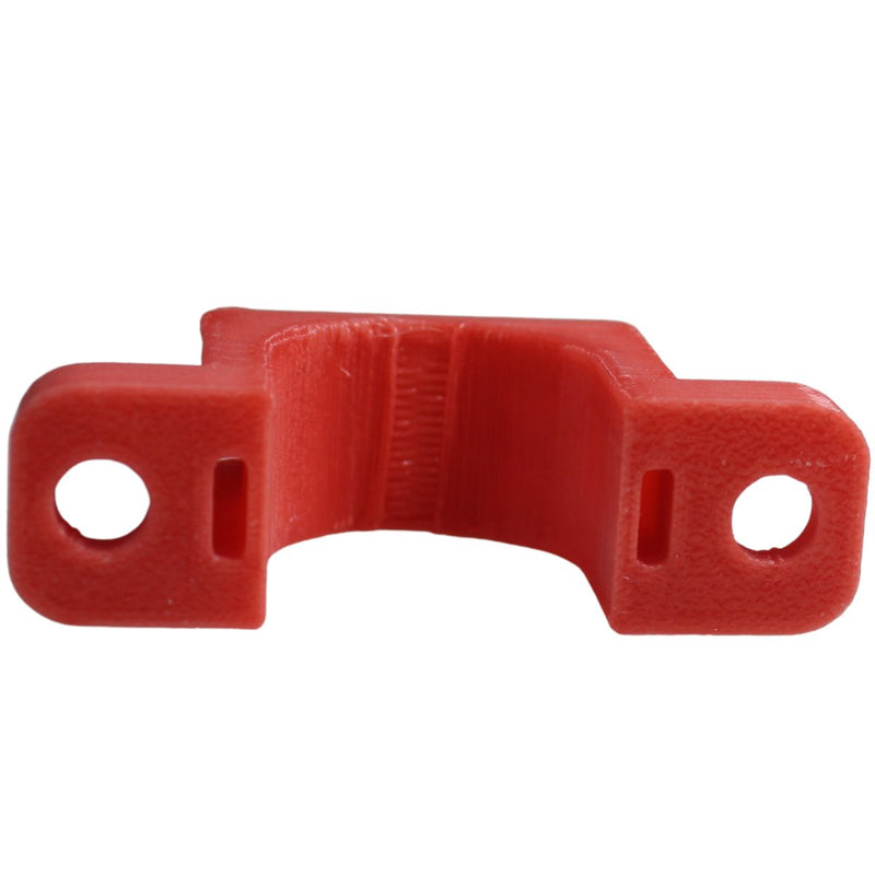 00 Gauge Cable Management Wire Comb Single Slot Can Use w/ Cable Tie Red/Black