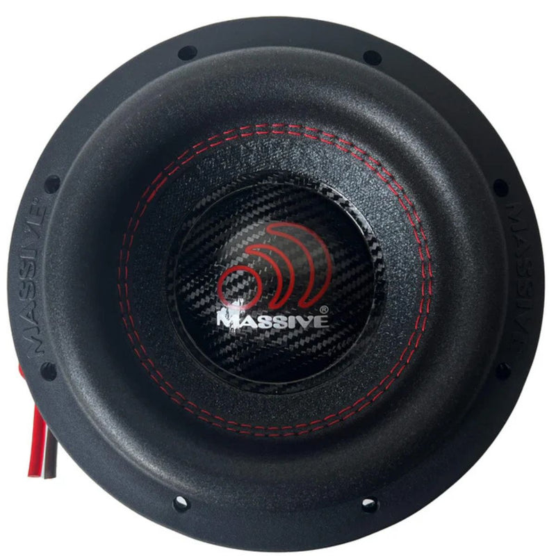 8" 600W RMS Dual 4 Ohm Heavy Duty Car Audio Subwoofer Massive Audio Hippo H84