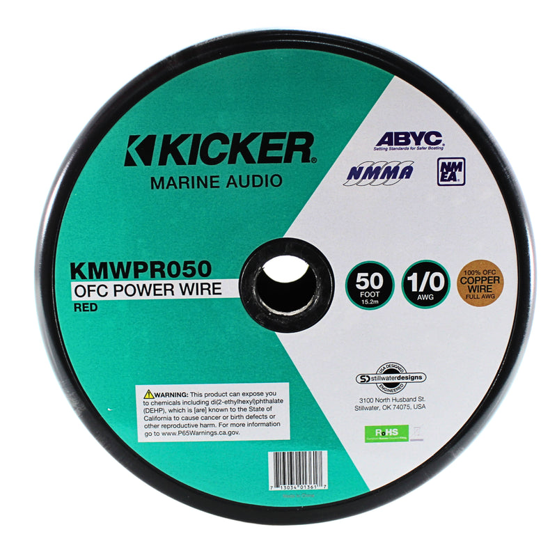 0 Gauge Tinned Marine OFC Power/Ground Wire Red Kicker Lot Cut By The Foot