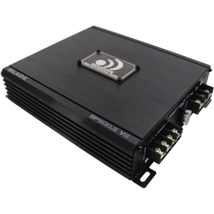 500W 2-Ch Class A/B 2-Ohm Stable Amplifier Massive Audio Blade / BP500.2-v2