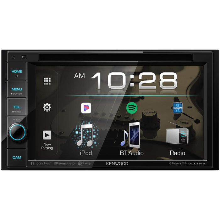 Kenwood 6.2" in-Dash Car DVD Monitor Bluetooth Receiver w/USB/AUX DDX376BT