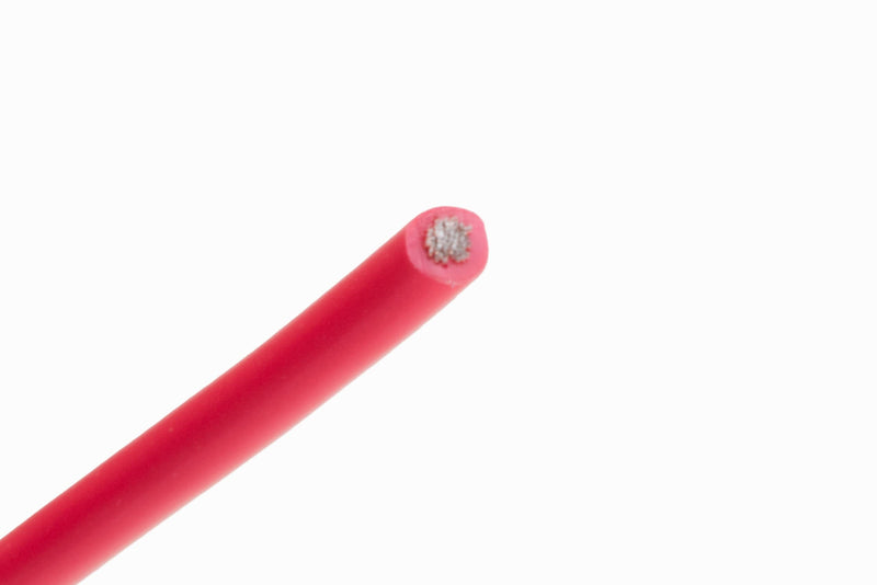 14 GA 100 FT Red Stranded of CCA Primary Power Ground Wire Cable - Full Spool