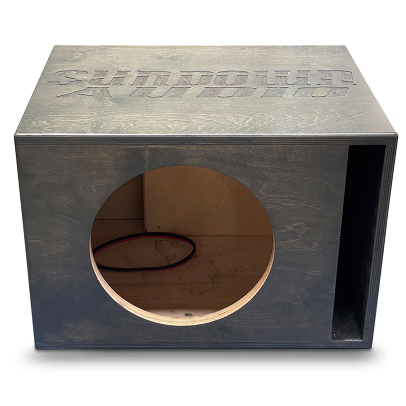 2000W RMS DVC 1 or 2-Ohm 12" X Series V3 Subwoofer w/Single 12" Birch Ported Box