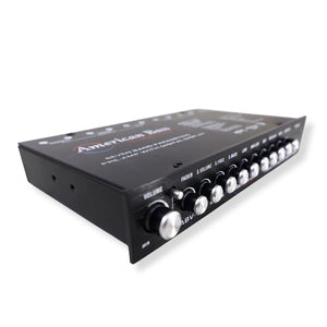 American Bass Equalizer w/ Built-in 7V Line Driver + Digital Voltmeter ABV-7B