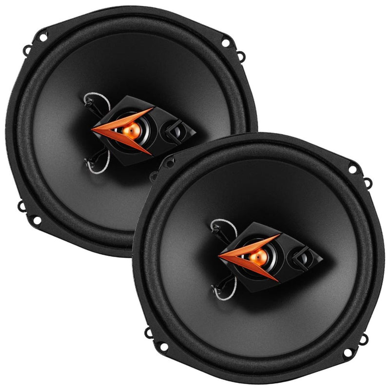 Cadence 6.75" 55 Watt RMS 4-Ohm 3-Way Coaxial Car Audio Speakers Pair IQ675GE