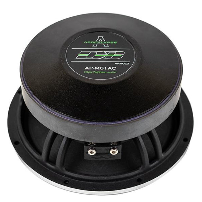 6.5" 180W RMS 4-Ohm Mid-Range Speaker Set Deaf Bonce Apocalypse Series AP-M61AC