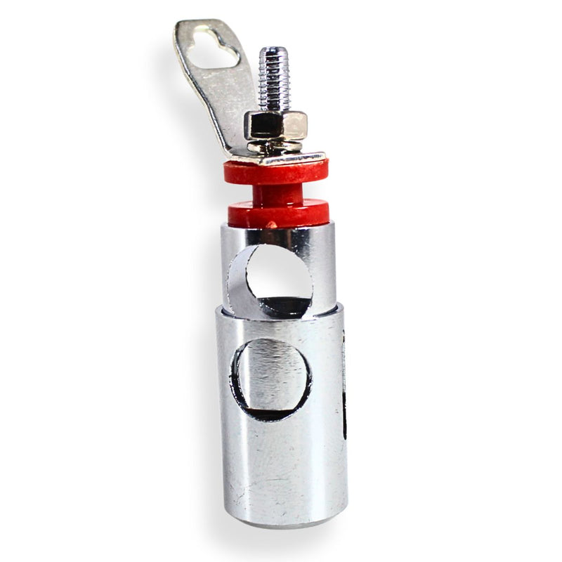 Big Jeff Audio 4 Ga Tall Speaker Push Terminal Brass/Nickel Plated 50 Pack