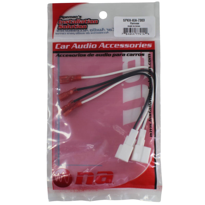Pipeman SPKH-KIA-7303 Speaker Harness Adapter Plug & Play Pair For Kia