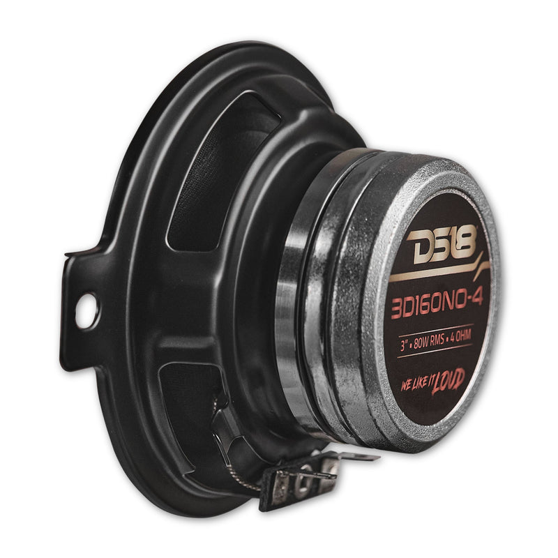 3" 80 Watt RMS 4-ohm OEM Dash Loudspeaker Pair with Neodymium Magnet