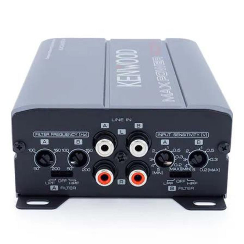 Kenwood Class D 4 Channel 4 ohm 400 Max Bridgeable Power Marine Amplifier