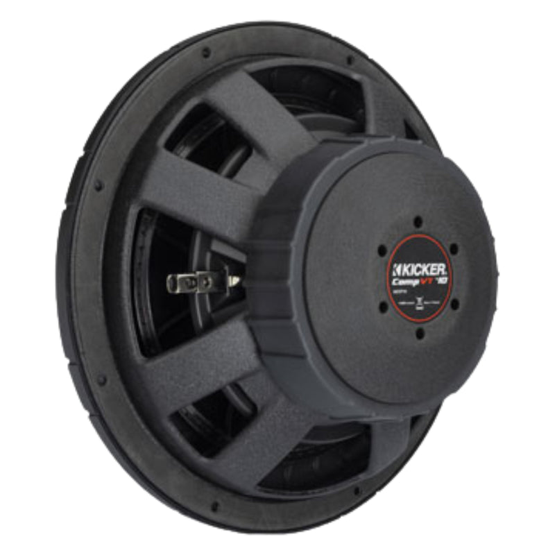 10" 350W RMS  2-Ohm SVC Subwoofer Kicker CompVT Series/ 52CVT102