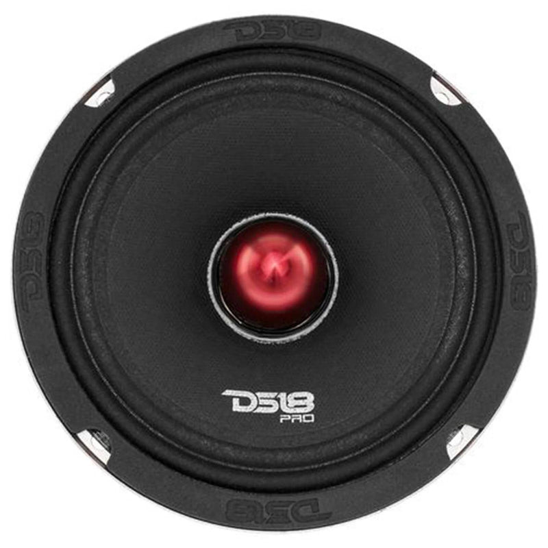 2x DS18 6.5" 840W 4 Ohm X6.4BM Speakers 2x 1" 240W 4 Ohm Super Tweeters TWX1