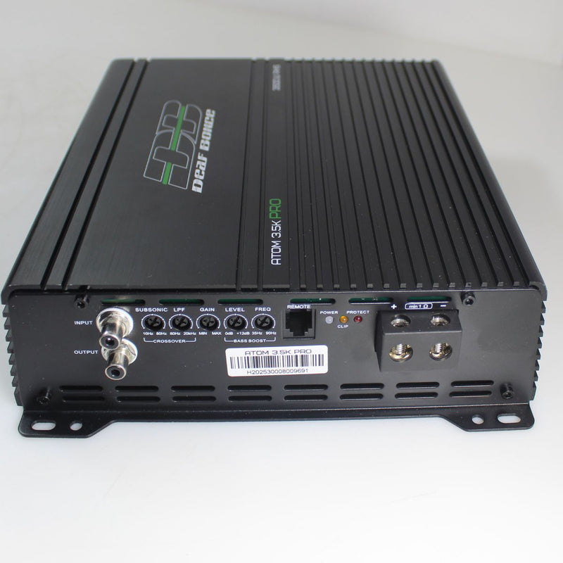 Deaf Bonce APOCALYPSE 3500W 1-Ohm Class-D Mono Amplifier ATOM-3.5K-PRO OPEN BOX